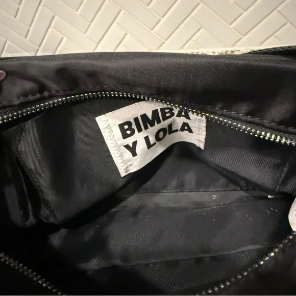 Bimba y Lola Black Crossbody Bag - Picture 2 of 6